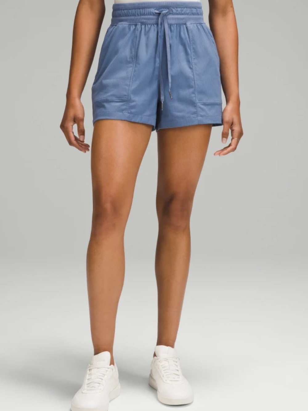 Lululemon Dance Studio High Rise Shorts 3.5” Size 4 Oasis Blue Activewear Gym
